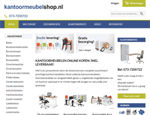Tablet Screenshot of kantoormeubelshop.nl
